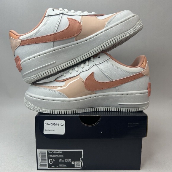 Nike Shoes Air Force 1 Shadow WMNS “Pink Quartz” 2024 - Picture 3 of 5